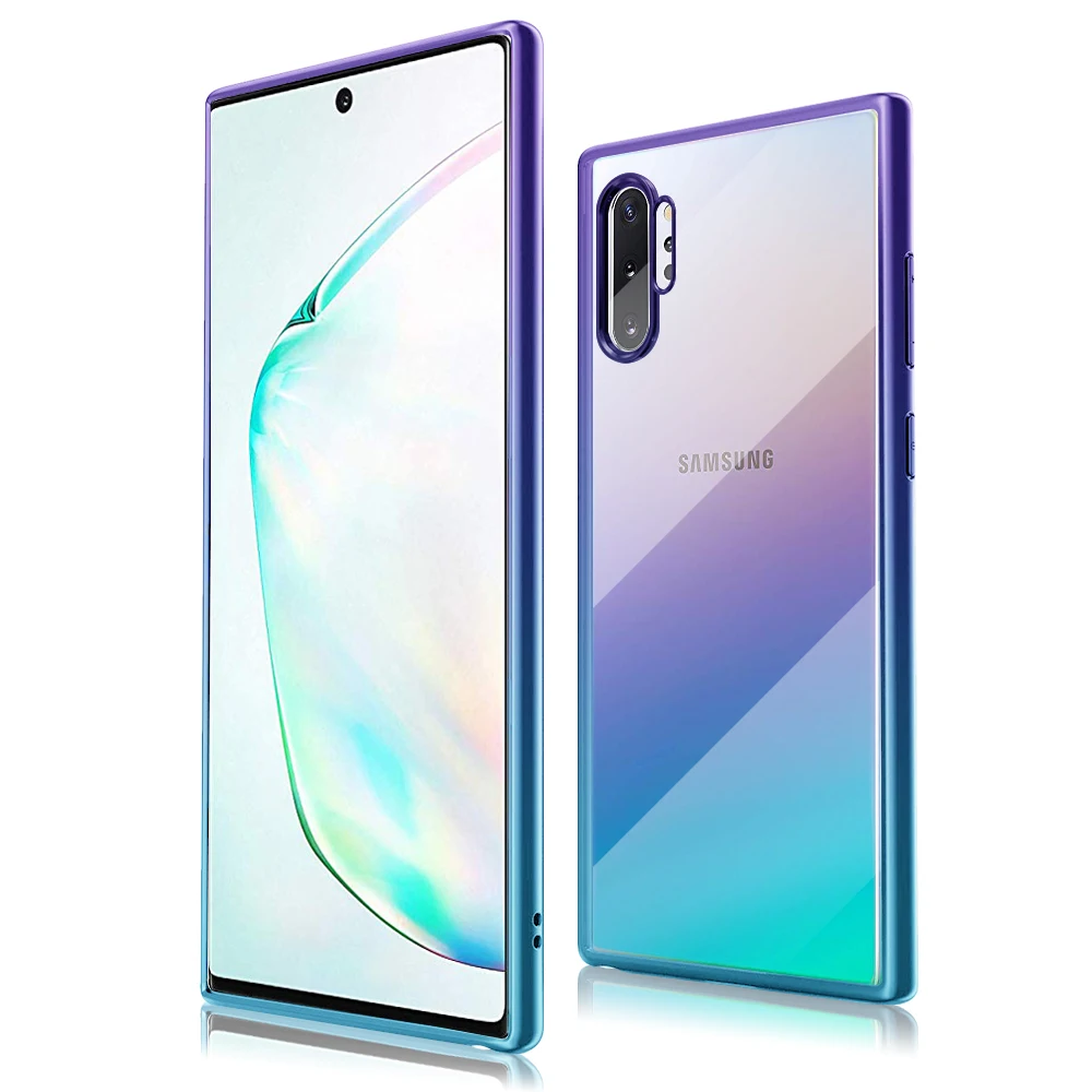 For Galaxy Note 10 case Thin Fashion Soft Silicon Clear Transparent Luxury Phone Case for Samsung Galaxy Note 10 Plus Cover