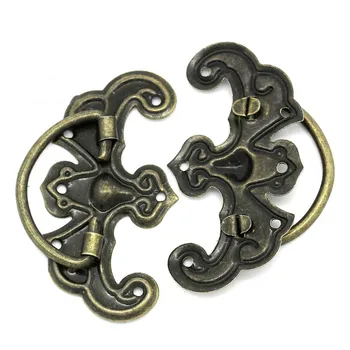 

10pcs Classical Bronze Tone Pattern Drawer Cabinet Desk Door Jewelry Box Pulls Handle Knobs Two Size With Furniture Hardware