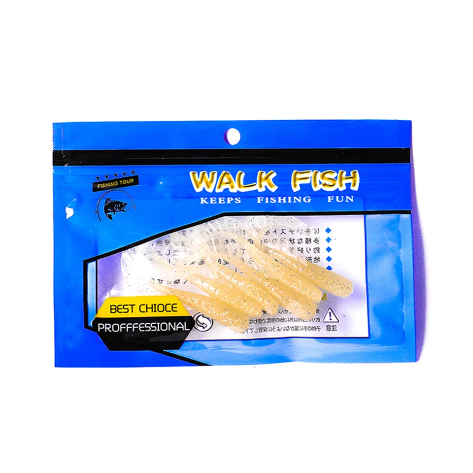 Walk Fish 6 шт./лот 9,5 см 2,3 г мягкие приманки червь рыболовные приманки, Рыбалка Рыба Peche Мягкая приманка воблеры Leurre Souple Isca искусственная 01