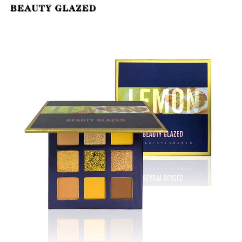 

Beauty Glazed 9 Color Glitter Matte Eyeshadow Palette Makeup Shimmer Smoky Eyeshadow Powder Pigment Pallete Cosmetics