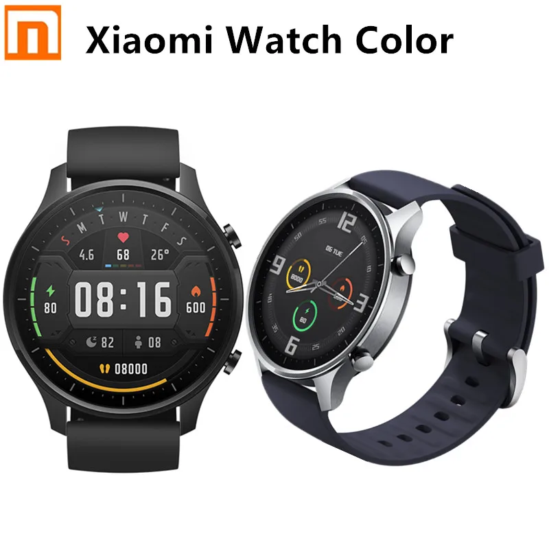 Оригинальные Смарт часы Xiaomi цветной NFC 1 39 ''AMOLED GPS фитнес трекер 5ATM