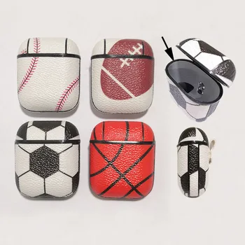 

Case for Apple AirPods Pro 1 2 Case with Football Basketball Pattern Cover Outdoor Sports Style for Apple AirPods Earphone Case