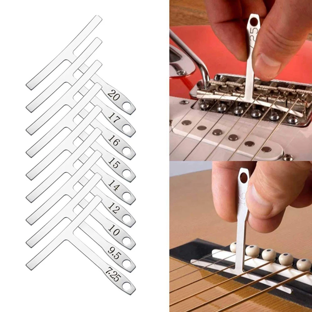 Набор инструментов Luthier для гитары комплект из 9 предметов измеритель радиуса