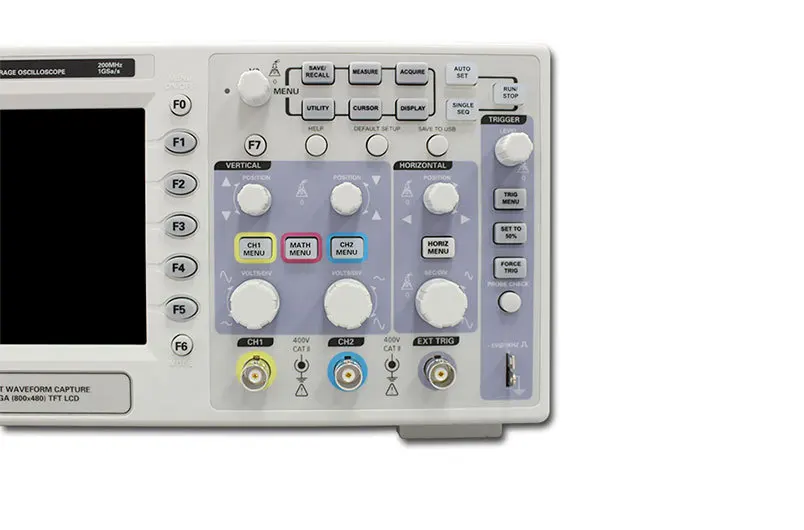 Цифровой осциллограф 200 МГц Hantek DSO5202P полоса пропускания 2 канала ПК USB lcd Портативный Osciloscopio Portatil электрические инструменты