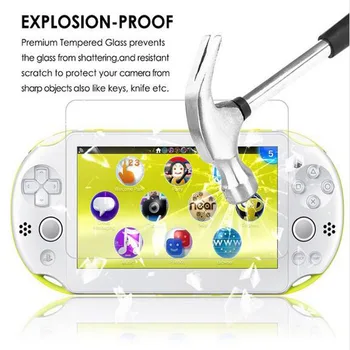 

Tempered Glass Clear Full Front Screen Protector Cover Protective Film Guard for Sony PlayStation Psvita PS Vita PSV 1000 2000