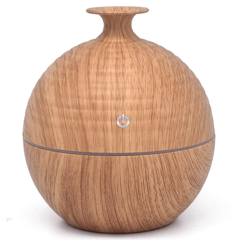 Top Deals 130Ml Usb Aroma Essential Oil Diffuser Ultrasonic Cool Mist Humidifier Air Purifier For Office Home Light Wood