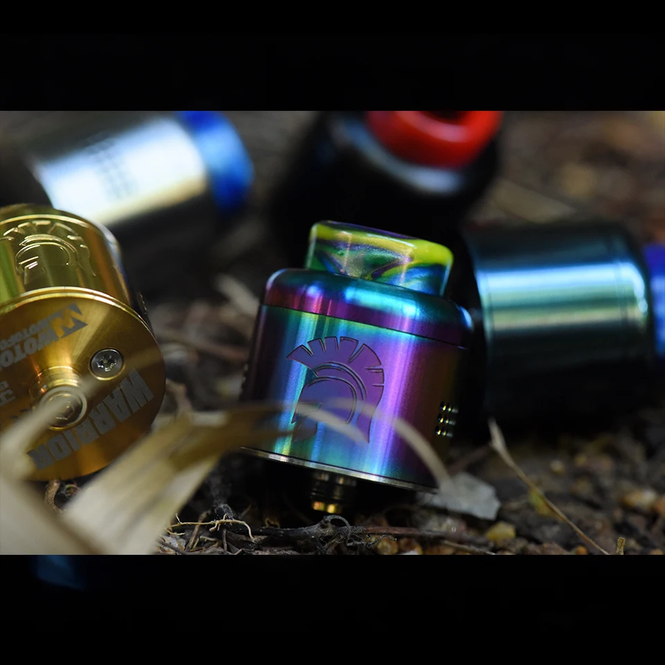 Kopen Originele Wotofo Warrior RDA 25mm Tank Verstuiver Wederopbouw dual coil Verstuiver vape tank Voor 510 Mod VS Profiel RDA RDTA tank