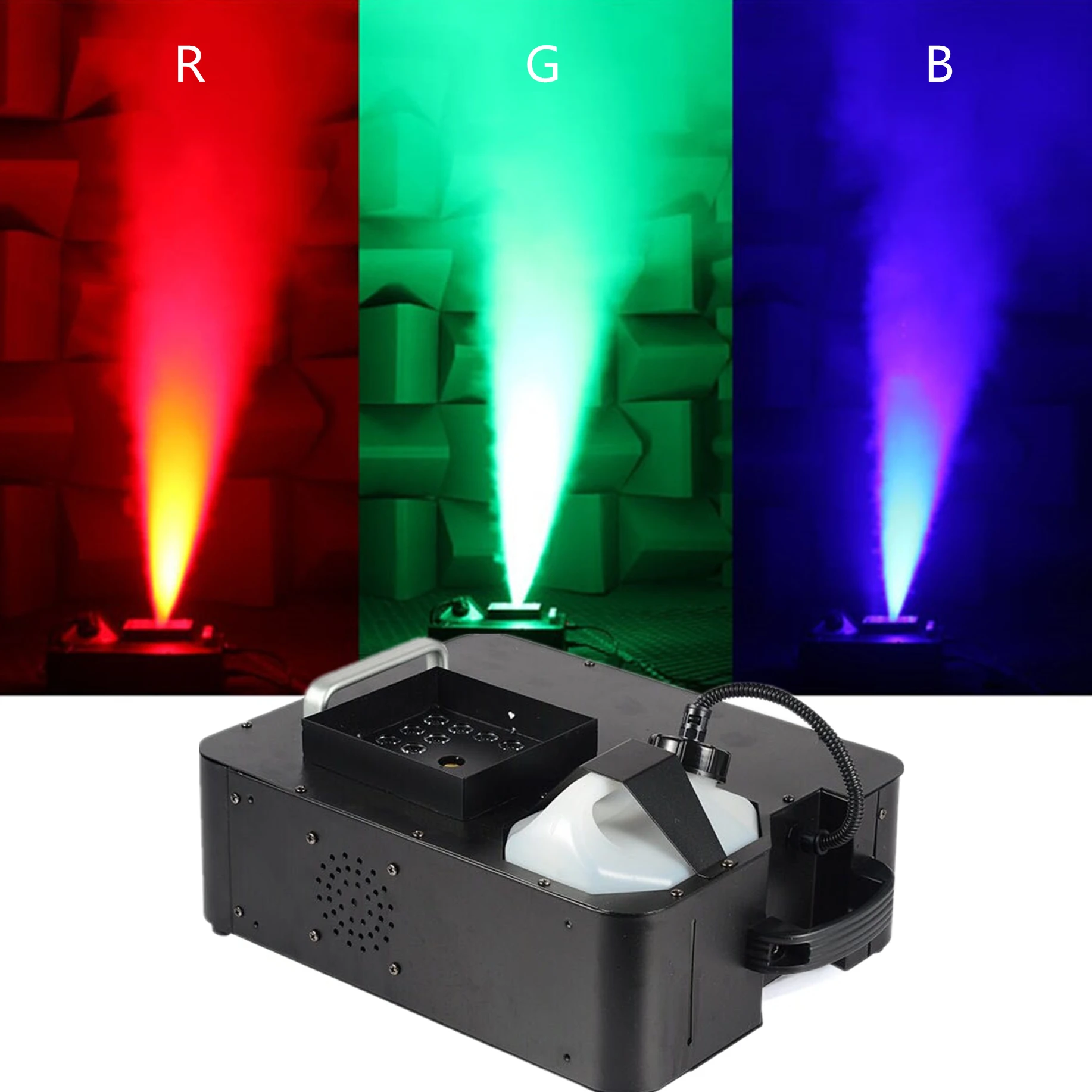 24X3WRGB LED fog machine 1500W remote control vertical Suitable for disco dj ball lights venues | Освещение