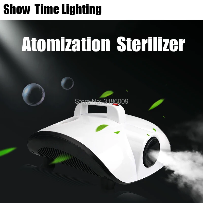 

Hot Sale 220V Portable Atomization Sterilizer Kill Virus Remove Peculiar Smell 1500W Fog Machine Good Use For Car Room Office