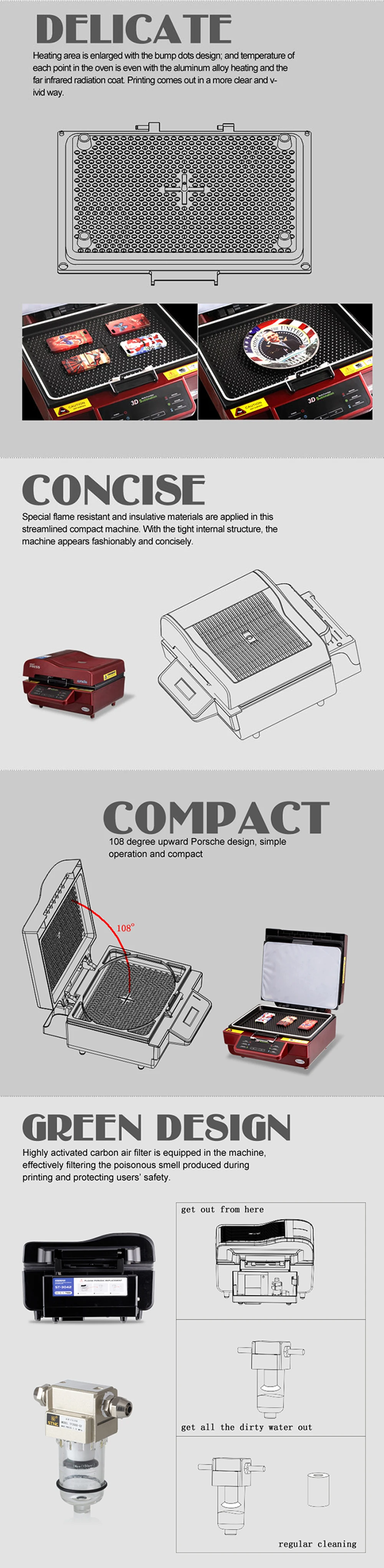 3D heat press machine 10