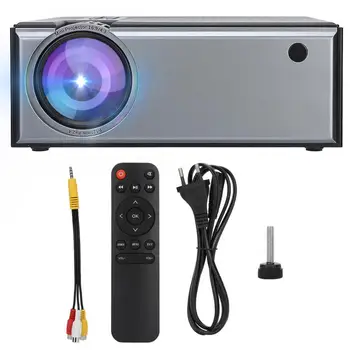 

2500LM LCD Panel + LED Lamp 1080P HDMI Projector EU 90-240V for Home / Office EU Plug