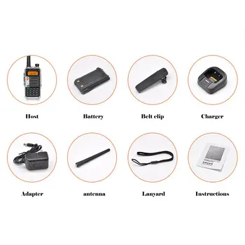 

BaoFeng UV-S9 High Power 8Watts Portable Walkie Talkie 10km Long Range CB Radio Transceiver for Hunt Forest City Upgrade 5R