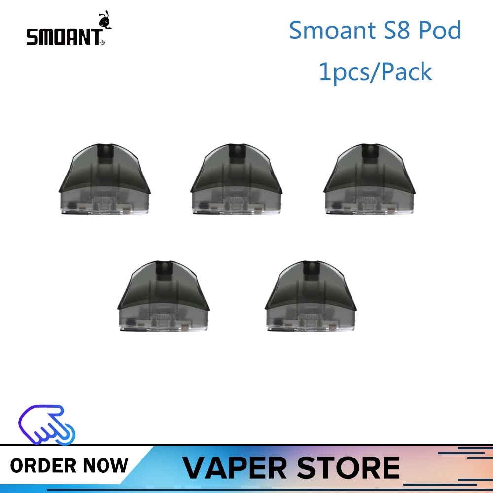 

1-5pcs Original Smoant S8 Pod Starter Cartridge 1pcs/Pack 2ml Resistance Fit for Smoant S8 Vape KIT Electronic Cigarette
