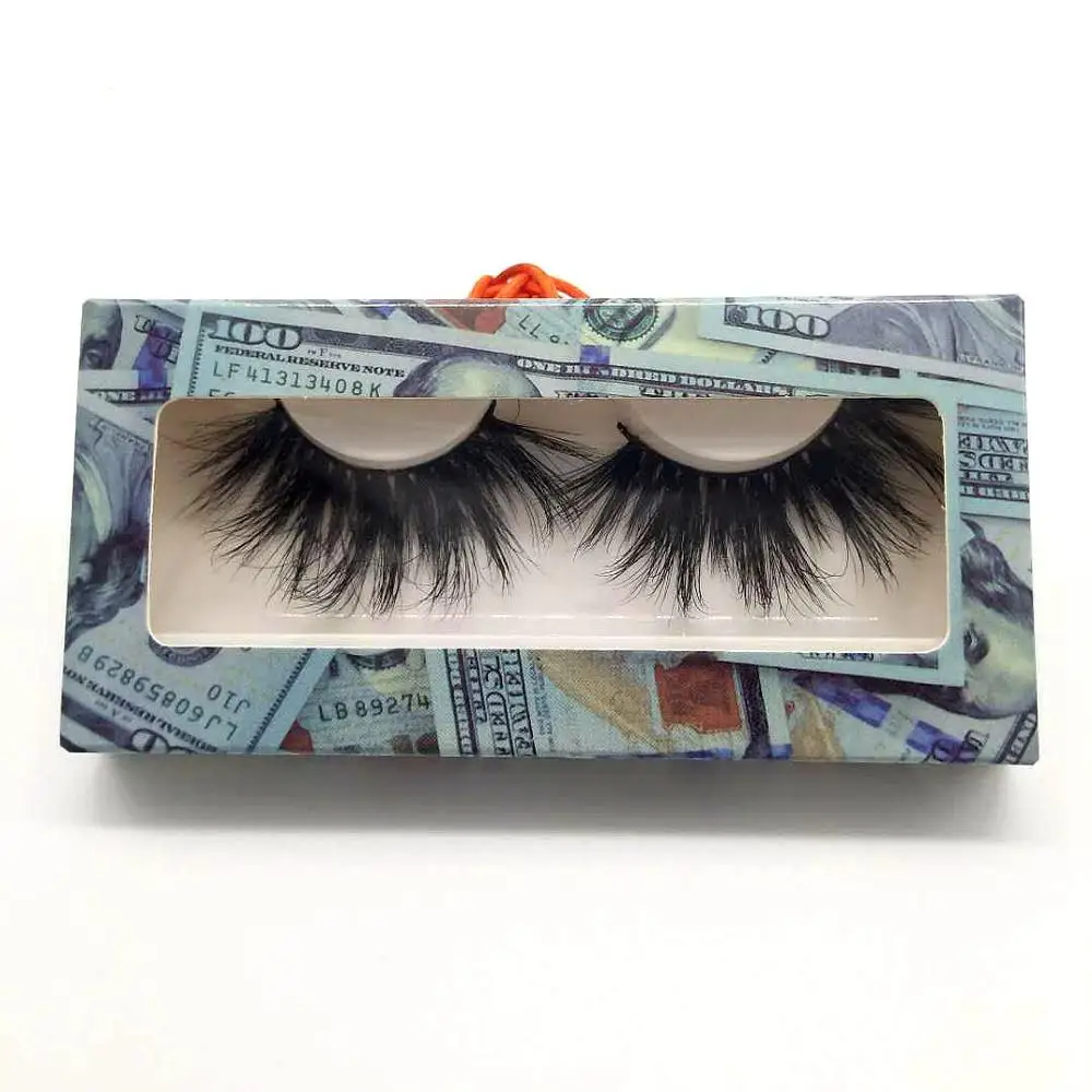 

1 pcs 25mm mink eyelashes real mink lash extension fluffy wispy full strip siberian mink hair 5d 25mm mink eyelashes