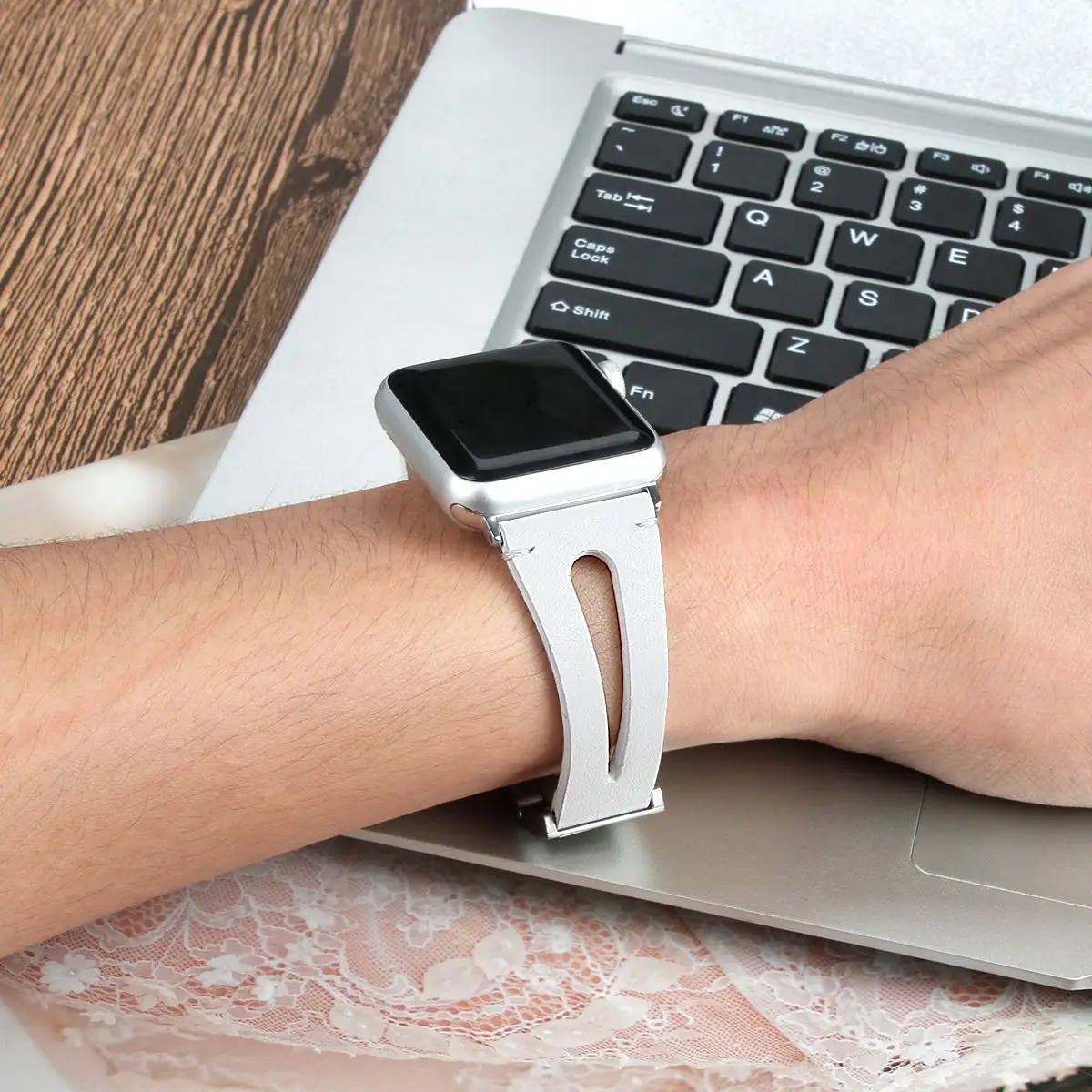 Для iWatch 1 2 3 ремешок для часов 42 мм модный ремешок из натуральной кожи из нержавеющей стали для iWatch 1 2 3 38 мм