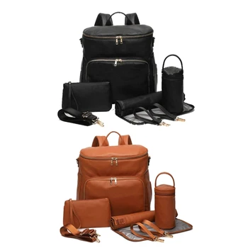

Multifunction Mother-baby Backpack Diaper Bag Fashion Travel Waterproof Nappy Maternity Bag Casual Large Capacity Mummy Rucksack