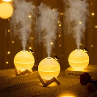 330ml USB Ultrasonic Cool Mist Maker Air Humidifier with Warm LED Lamp for Home Kids Room Mini Aroma Diffuser Humidificador 1