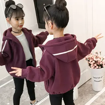 

Spring and Autumn Girls Jacket 2020 New Casual Hooded Short Jacket Fashion Children Baseball Uniform Top Toddler Girl Clothes