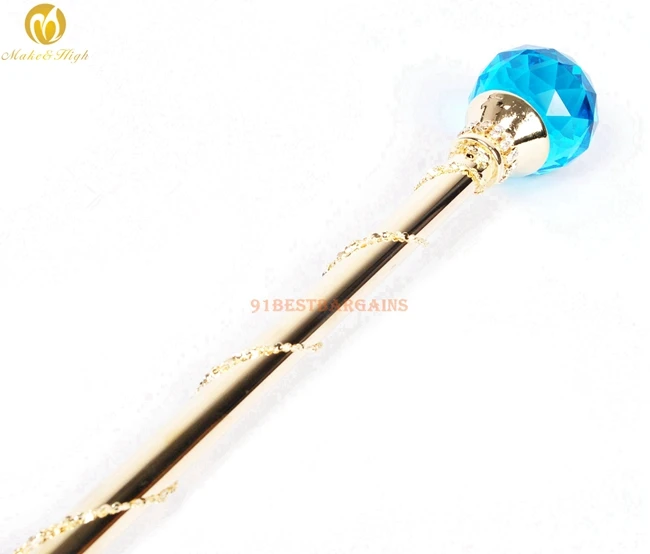 Sceptre Kings Queens Royal Medieval Fancy Dress Costume Prop Black 47CM NEW