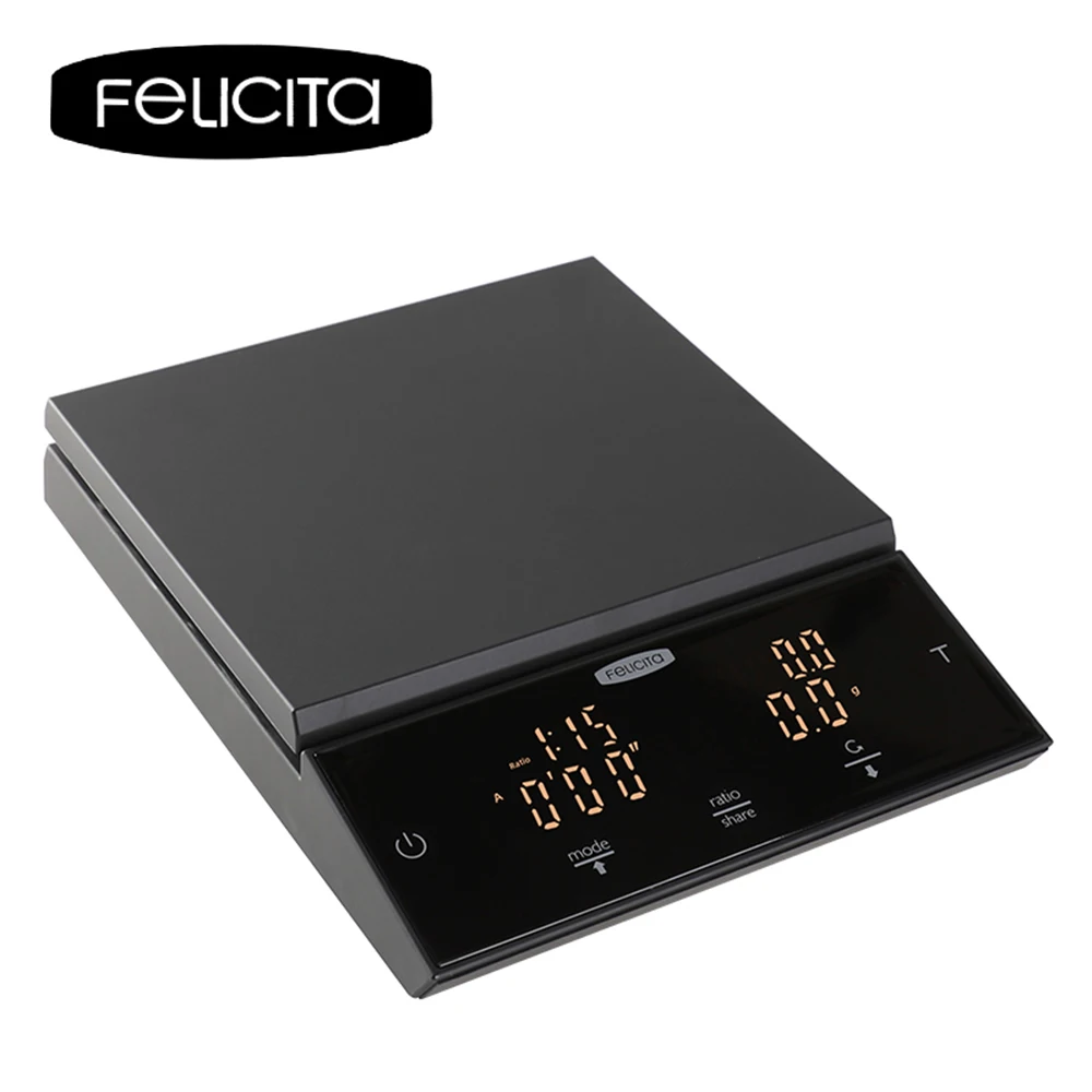 타이머와 커피 전자 저울 디지털 주방 저울 고정밀 LCD 저울 베이킹 측정 도구/0.1g, 주방 저울