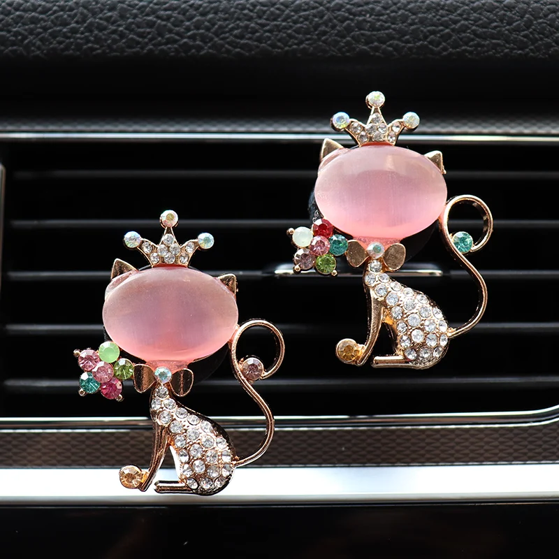 Автомобильное украшение Алмазный кошачий автомобильный освежитель воздуха
