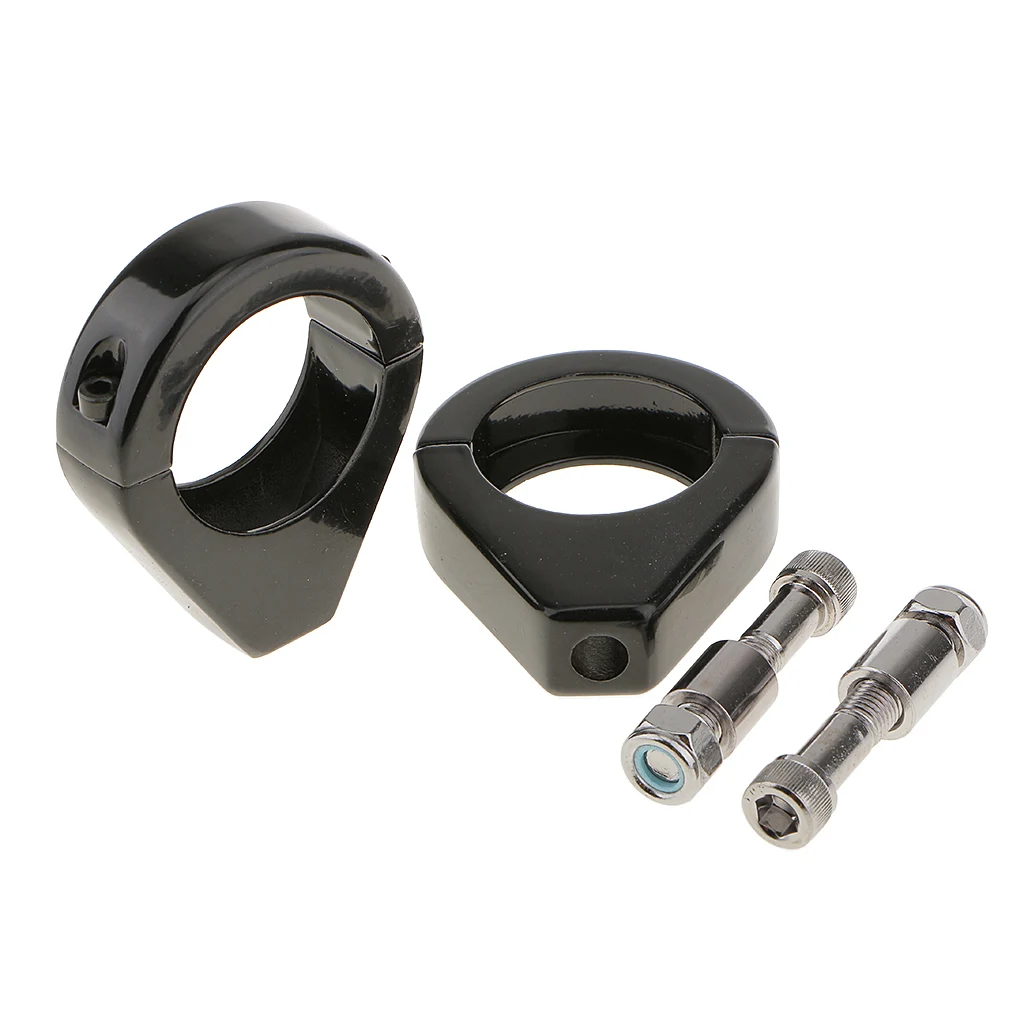

2pcs Motorcycle Turn Signal Mount Bracket 38mm Fork Relocation Clamp Indicate L R
