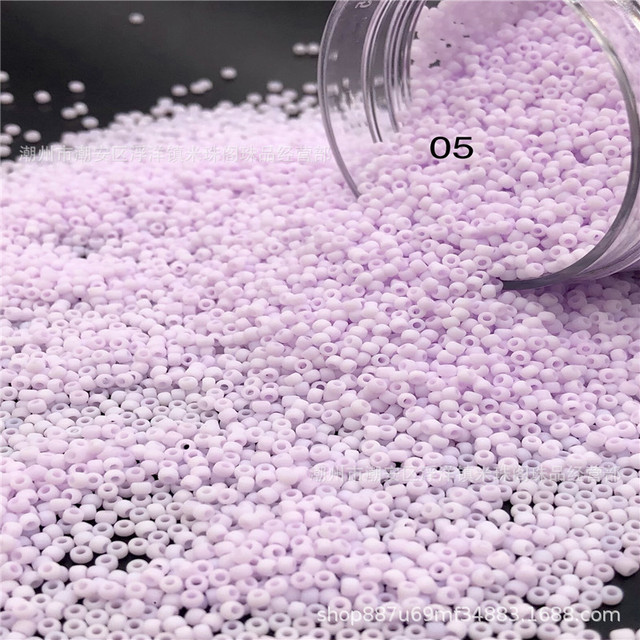 New Super Excellent Rice Beads 2mm Porcelain Beads Macaron Candy Series DIY Collection Beads Weaving Fashion Accessories