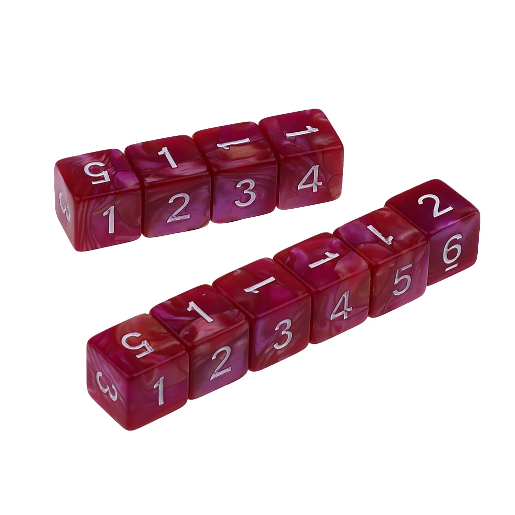 20x D6 кубики набор штампов для подземелий и драконов игровые Кубики Игрушки Подарки