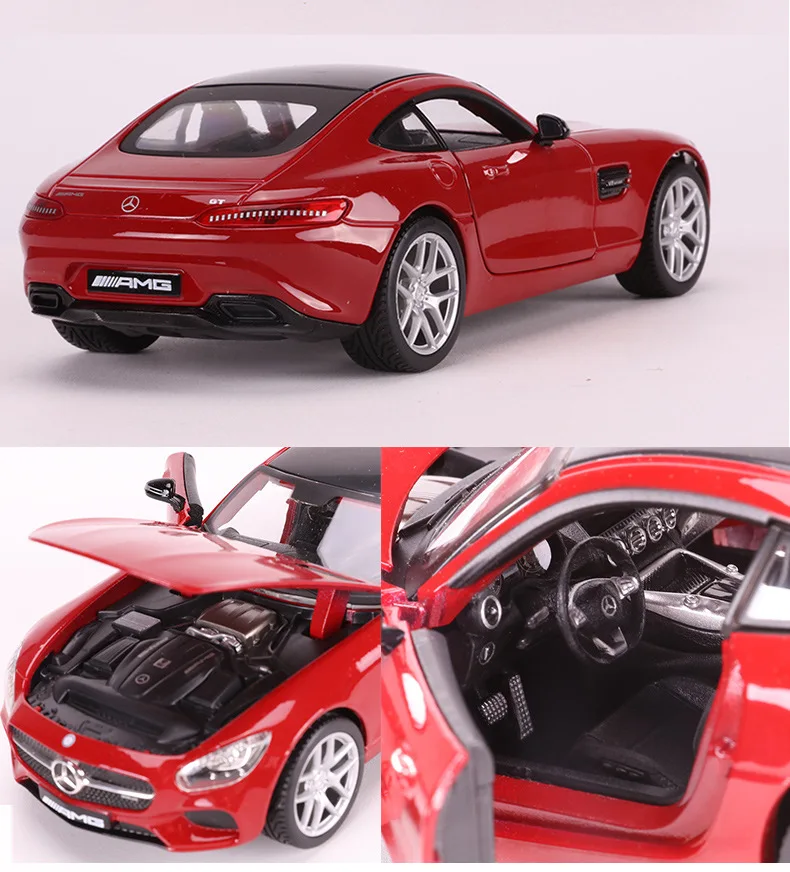 Maisto 1: 24 Mercedes AMG спортивный автомобиль модель брелок для автомобильных ключей, модель игрушка в подарок украшения