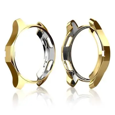 Watch case cover for Samsung for Galaxy Watch 46mm case TPU Plating case protective shatter-resistant shell insurance cover