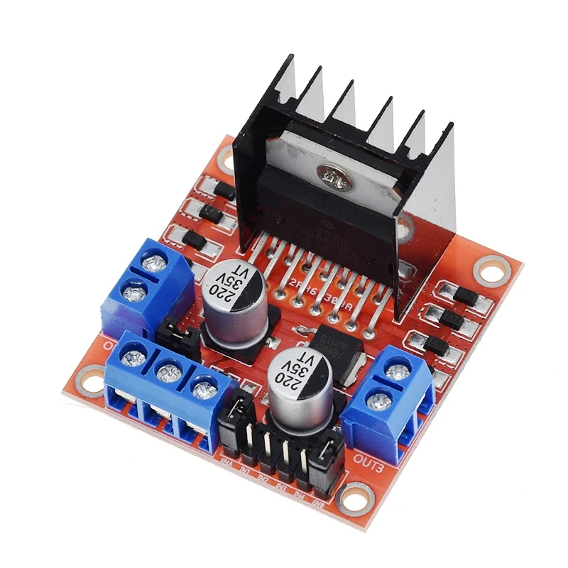 TZT 1/3 Stück Dual H-Brücke DC Schrittmotor-Steuerplatine Modul L298N – Detail 8