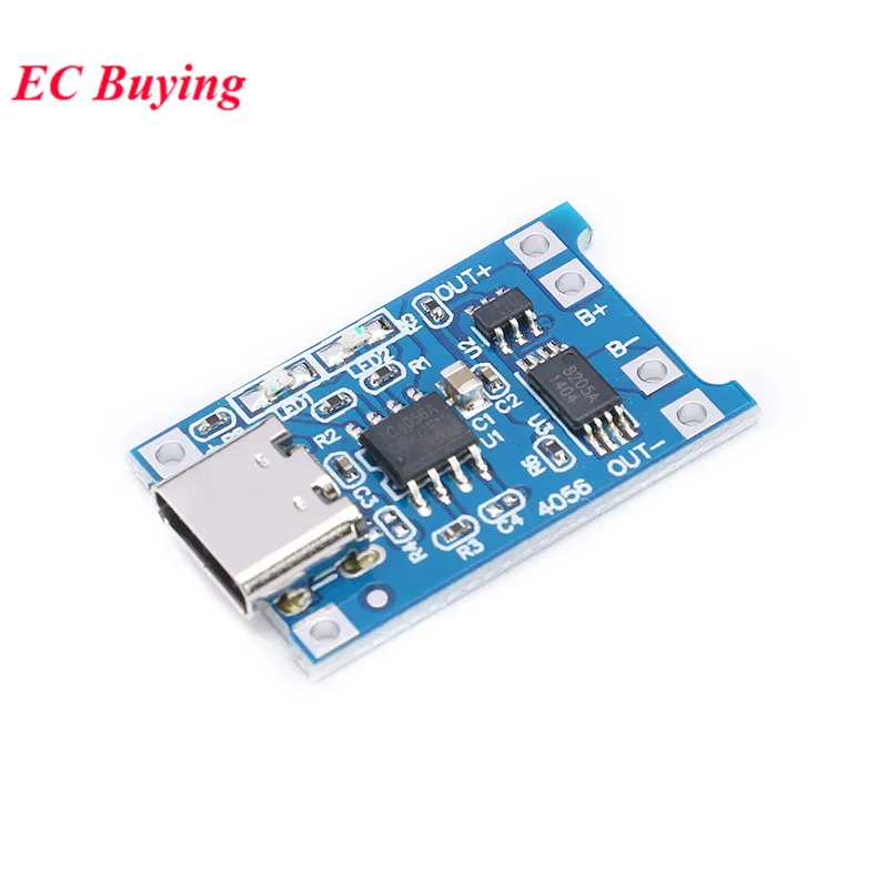Type-C USB 5V 1A 18650 TP4056 Lithium Battery Charger Module Charging Board With Protection Dual Functions Li-ion 20pcs/1pc lithium battery charger,battery charger module,usb charger
