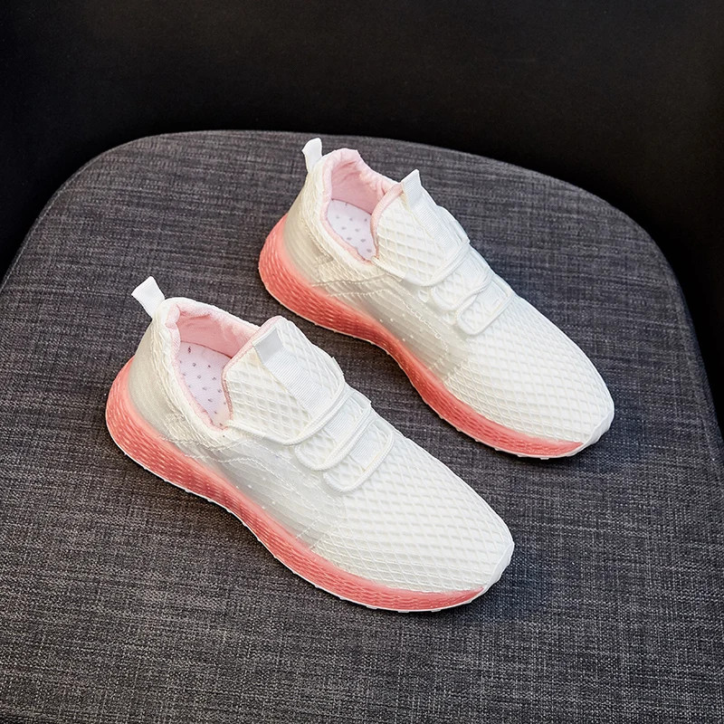 Sapato feminino; Новинка года; теннисные туфли для женщин; женские кроссовки; Tenis Plataforma; дышащая Спортивная обувь для ходьбы; Tenis De Mujer 1 - Color: Pink