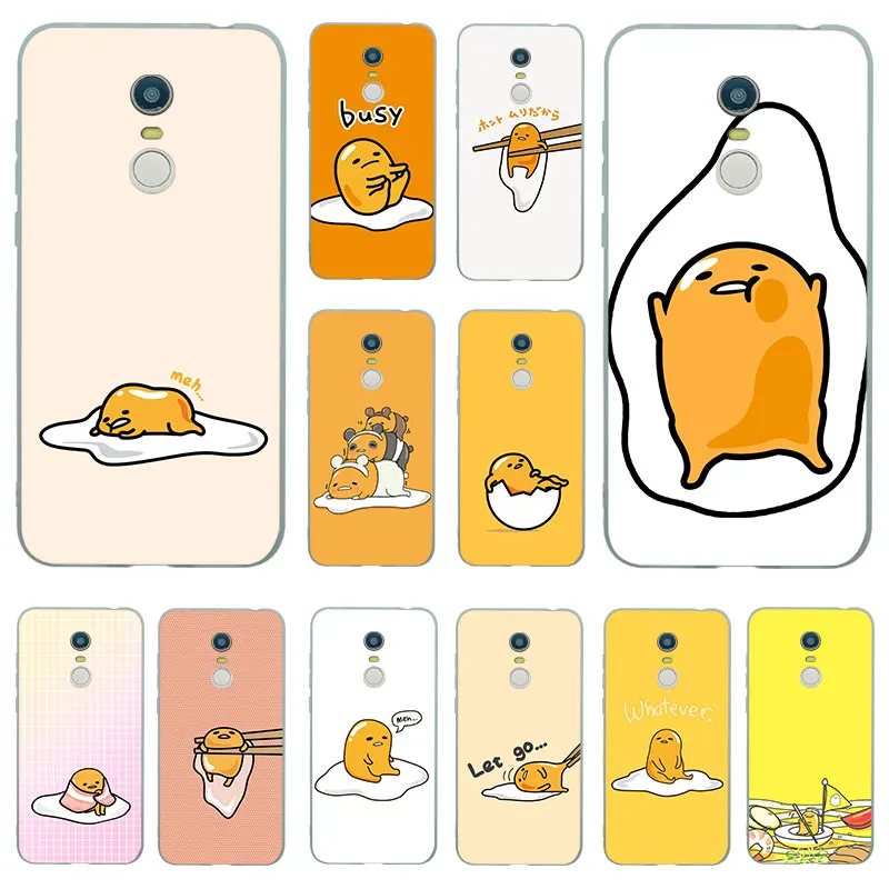 Силиконовый чехол s для Xiaomi Redmi Note 8 Pro 7 6 5 5A 4 4X Gudetama lazy egg матовый 7A K20 TPU |