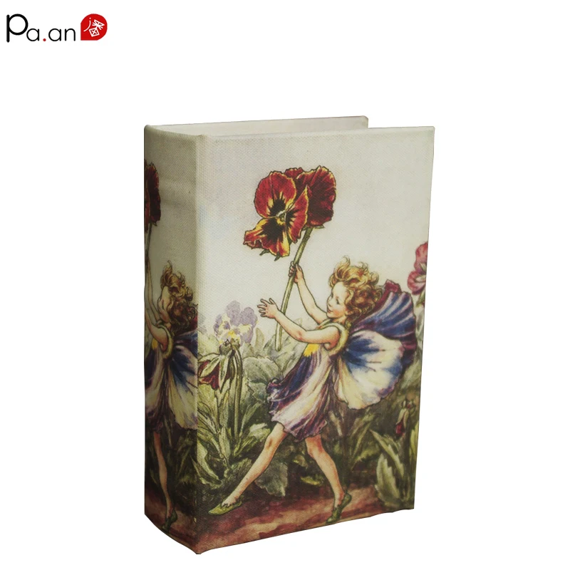 Европейские маленькие деревянные коробки для книг красивая коробка хранения с