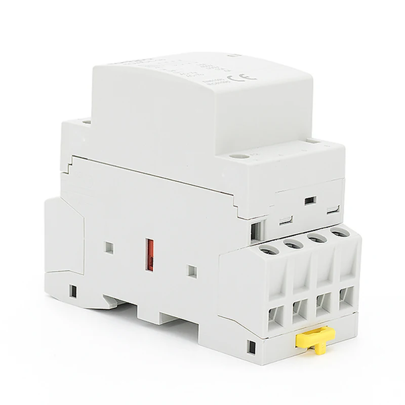 4P 400 в 16A 20A 25A din-рейка бытовой AC модульный контактор для дома отель restorant 4NO