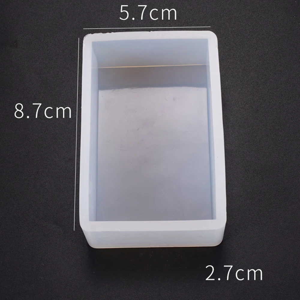 Cuboid капельница прямоугольной формы силиконовая форма с отверстиями DIY ремесло Эпоксидной смолы формы ожерелья подвеска силиконовая форма
