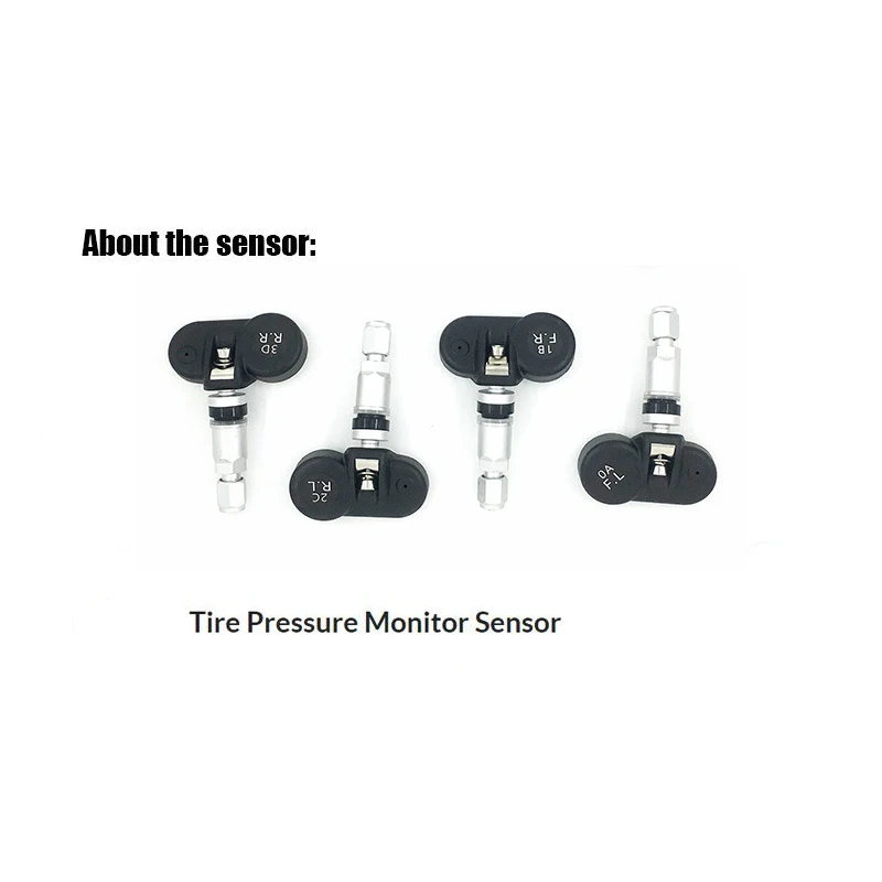USB TPMS модульный инструмент, TPMS беспроводная система контроля давления в шинах с 4 крышками Встроенные датчики для Android 8,0 8,1 стерео