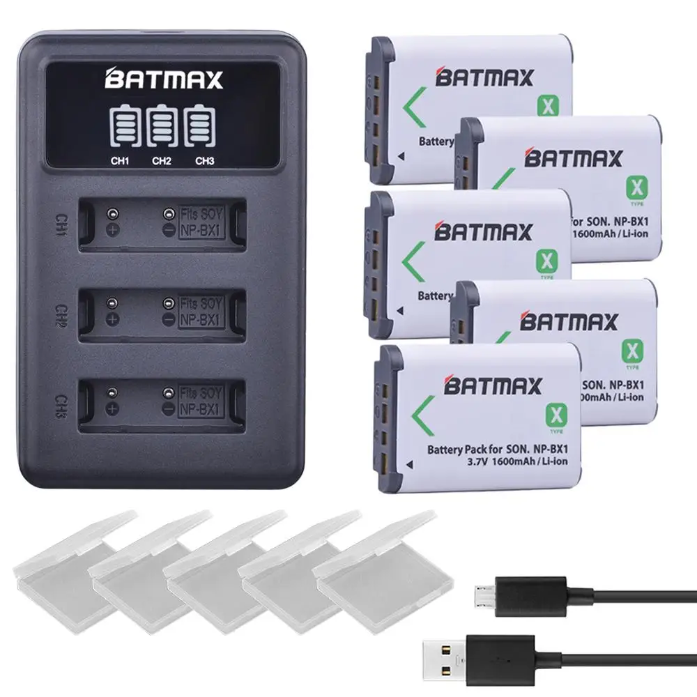 5B with charger NP-BX1 NPBX1 акумуляторная батарея+ светодиодный 3-слоты USB Зарядное устройство для sony комплектующие фотоаппарата sony DSC RX1 RX100 AS100V M3 M2 HX300 HX400 HX50 HX60 GWP88 AS15 WX350 - Цвет: 5B with charger