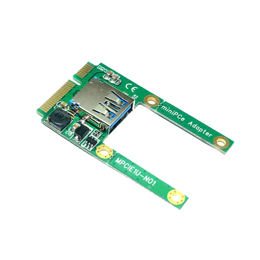 PCI E к USB 2,0 для компьютера, стабильная Плата расширения, сменный разъем, мини-слот, аксессуары для переходника, дополнительный адаптер