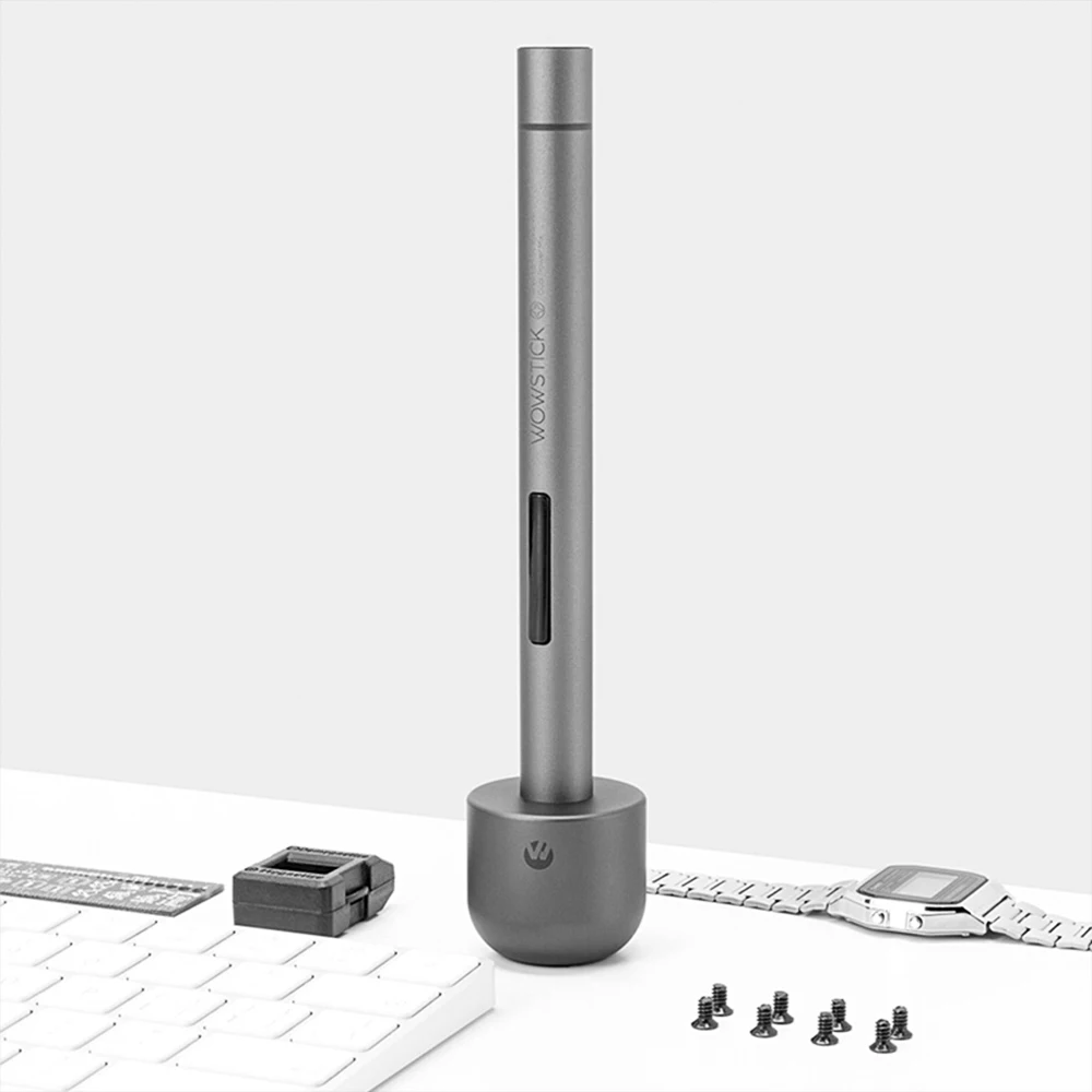 WOWSTICK 1F+ электрическая отвертка алюминиевый корпус литиевая батарея питание 3 светодиодный бестеневой светильник 56 бит ремонтные наборы инструментов
