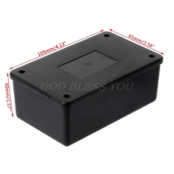 

Waterproof ABS Plastic Electronic Enclosure Project Box Case Black 105x64x40mm Drop Shipping