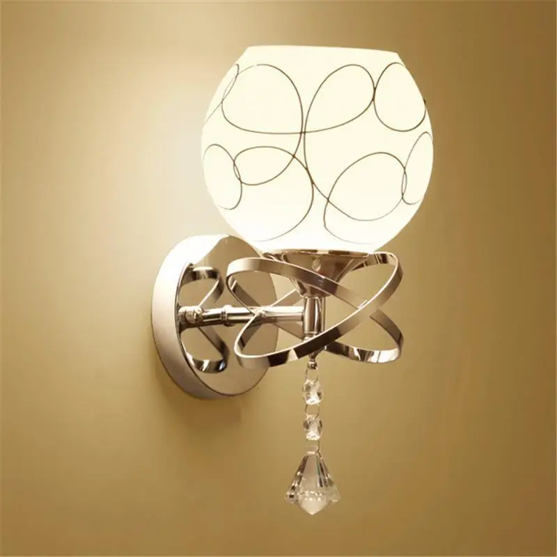 Miroir Home Deco Kinkiety Lampara De Interior аппликация Murale светильник Wandlamp Кристалл Aplique Luz сравнению настенный светильник для спальни