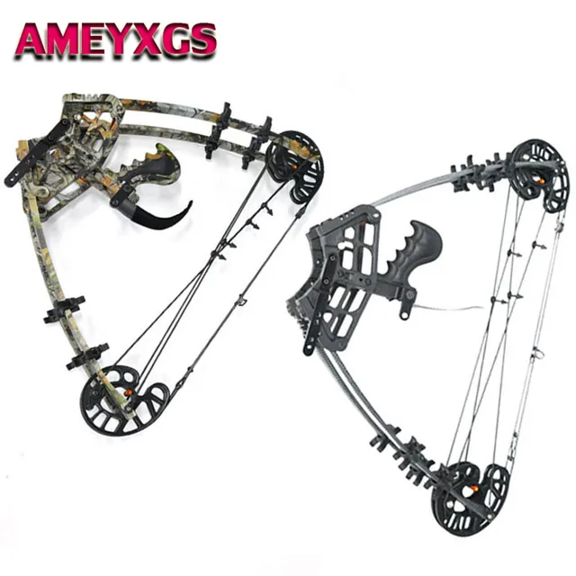 50lbs Archery Triangle Compound Right Hand Hunting Bows 270FPS Hunting