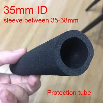 

35mm ID NBR rubber handgrip Sponge Handle foam cover pitted Mechanical equipment tripod Protection tube skid resistance sleeve