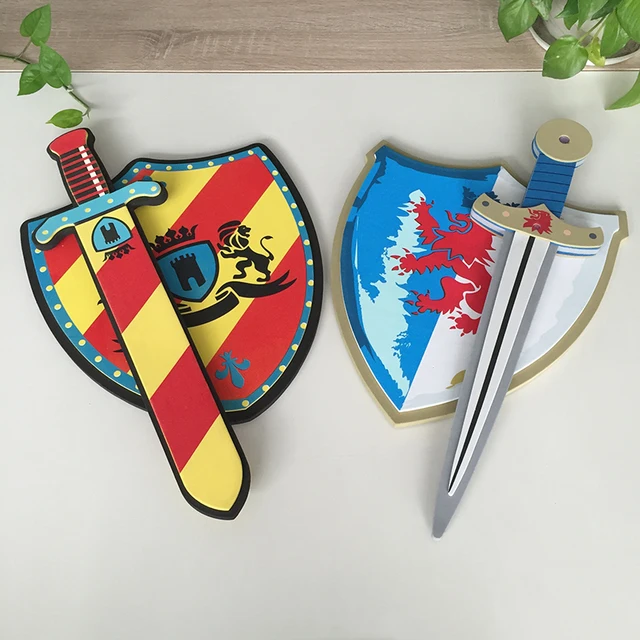 Pirate EVA Sword Anime Cosplay Weapon Environmental Soft Material Foam Toys Boys Replica Shield Kids Halloween Birthday Gifts 4