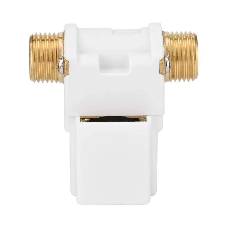 Manual Flush Valve DC 12V G1/2 Solar Water Heater Solenoid Valve N/C Automatic Water Valve Switch Electric Valve