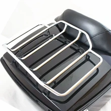 Хромированная багажная стойка для Harley Tour 1984- Harley Dresser модели