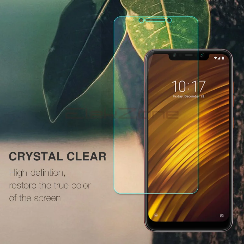 3 шт. закаленное стекло 9H с нанопокрытием для экрана телефона Xiaomi PocoPhone F1 защитная