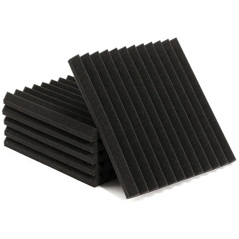 

Wedge Acoustic Foam With Adhesive Tape 8 Pcs Soundproof Panels,Silencing Sponge